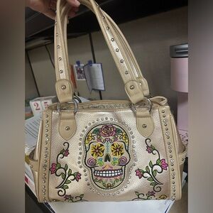 Montana West Sugar Skull carry purse